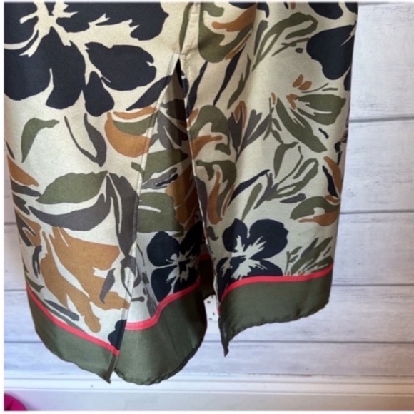 Zara Floral Midi Belted Dress - Picture 6 of 7